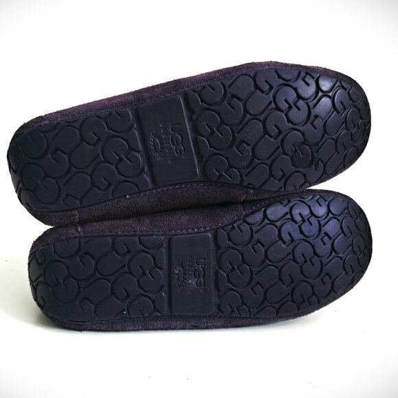 UGG AUSTRALIA MOCCASSINS SLIPPERS ANNMARIE HEART SHOES - Picture 3 of 8